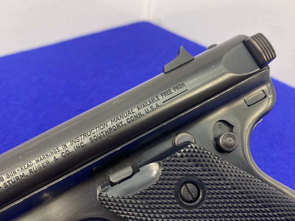 1987 Ruger Mark II Standard .22 LR Blued 4.75" *CLASSIC RIMFIRE PISTOL*-img-5
