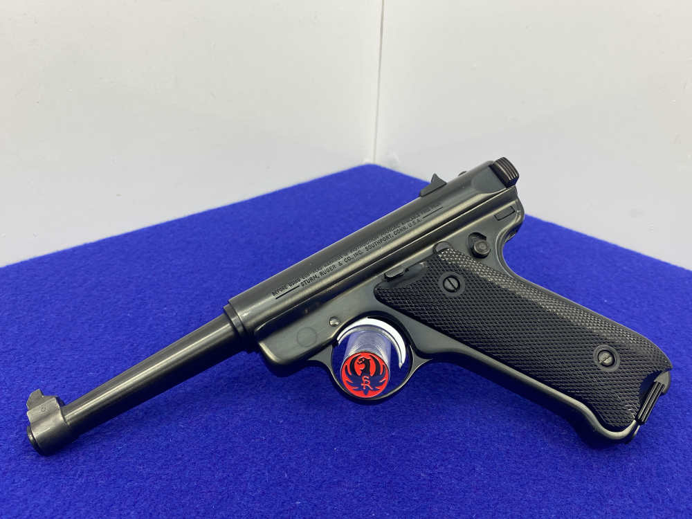 1987 Ruger Mark II Standard .22 LR Blued 4.75" *CLASSIC RIMFIRE PISTOL*-img-3