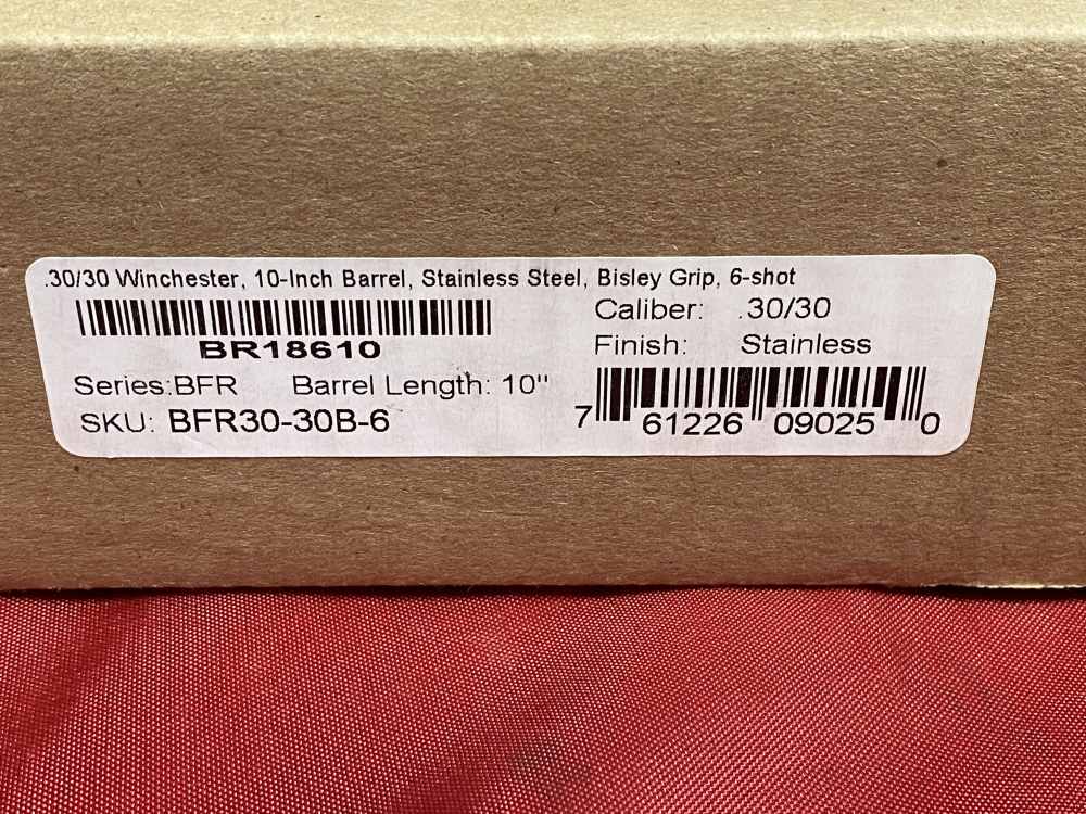 Magnum Research BFR 10" Stainless 30-30 Like New In Box Unfired            -img-12