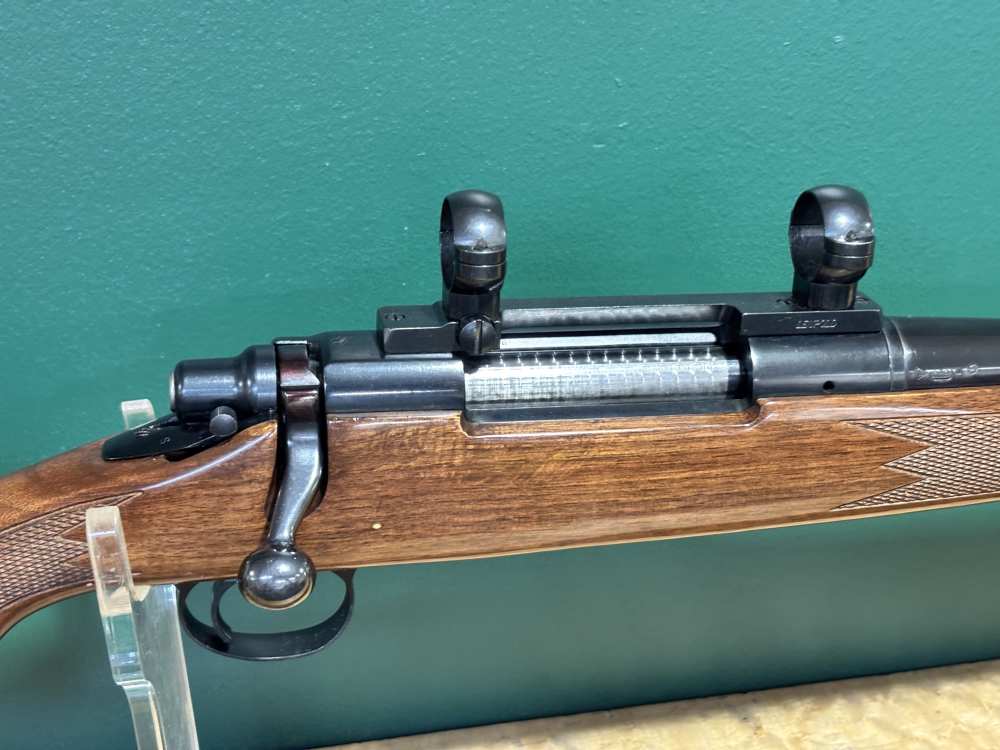 Remington 700 ADL Walnut Stock 7mm Rem Mag Bolt Action Rifle w/ Rings-img-3