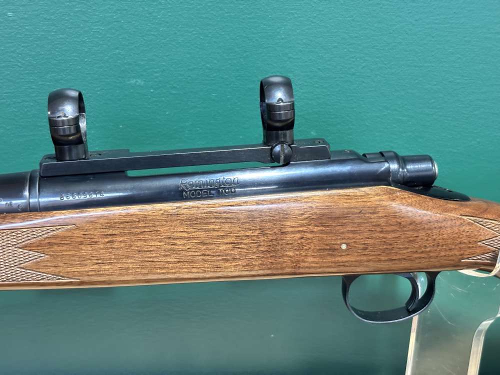 Remington 700 ADL Walnut Stock 7mm Rem Mag Bolt Action Rifle w/ Rings-img-10