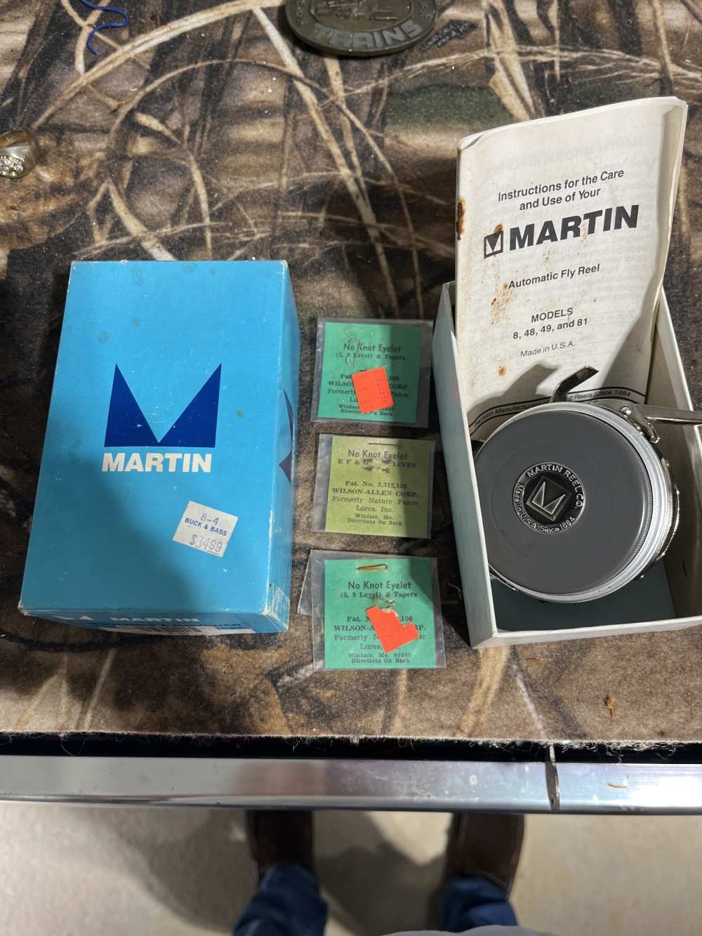 Vintage Martin auto fly reel new-img-0