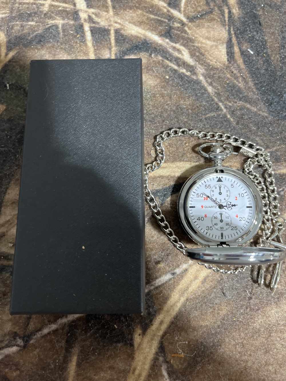 Silver pocket watch as new-img-0