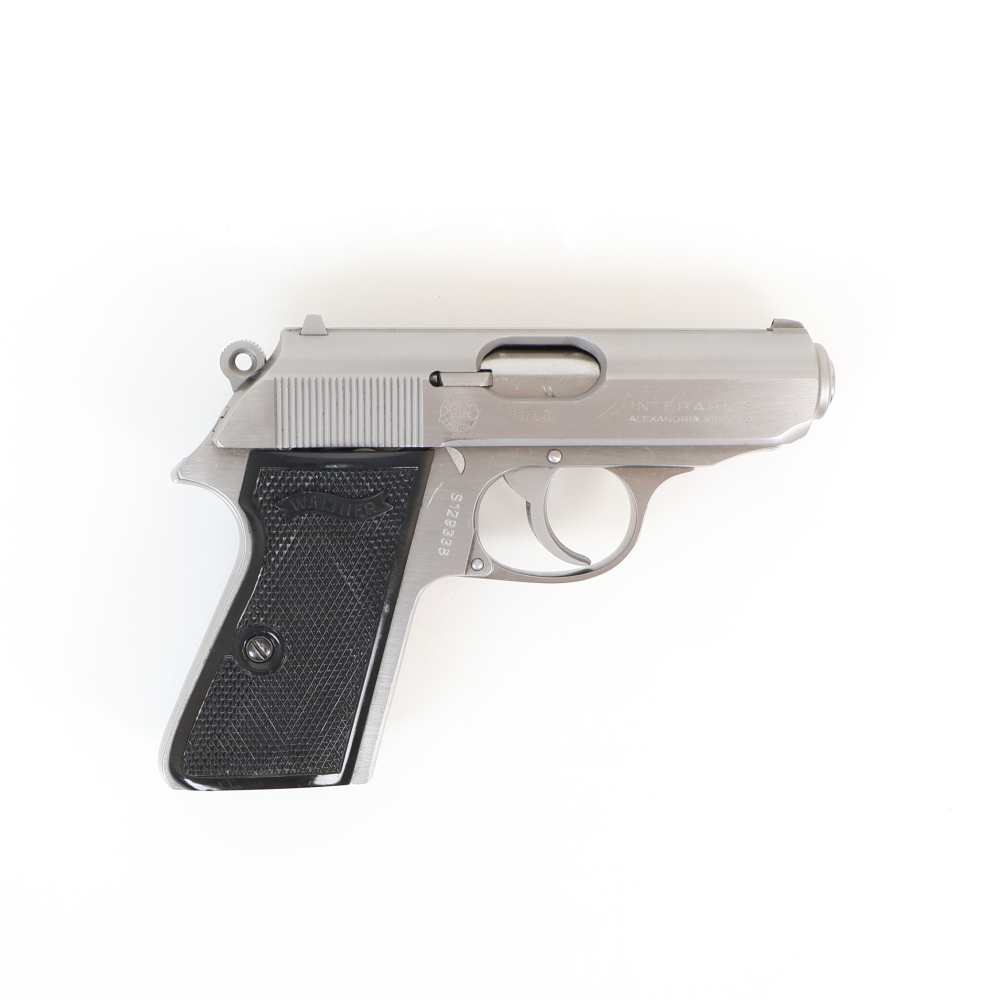 Walther PPK/S W/ Kentucky State Police Stamp, 380 ACP, Stainless Finish!-img-0