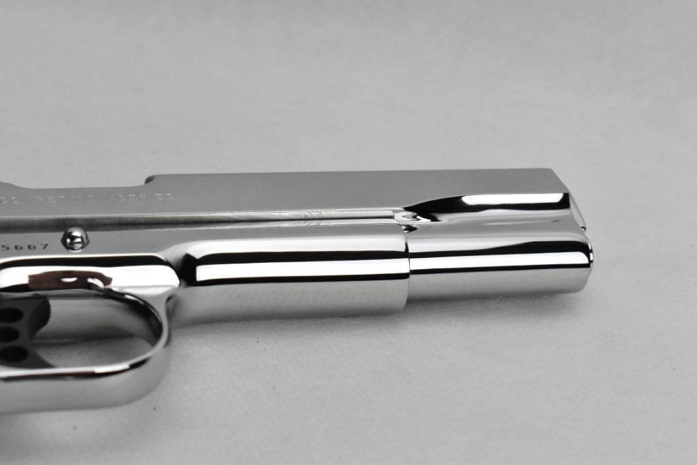 BRIGHT STAINLESS Colt Competition .38 SUPER GOVT 1911 Model O1073CCS  - NEW-img-17