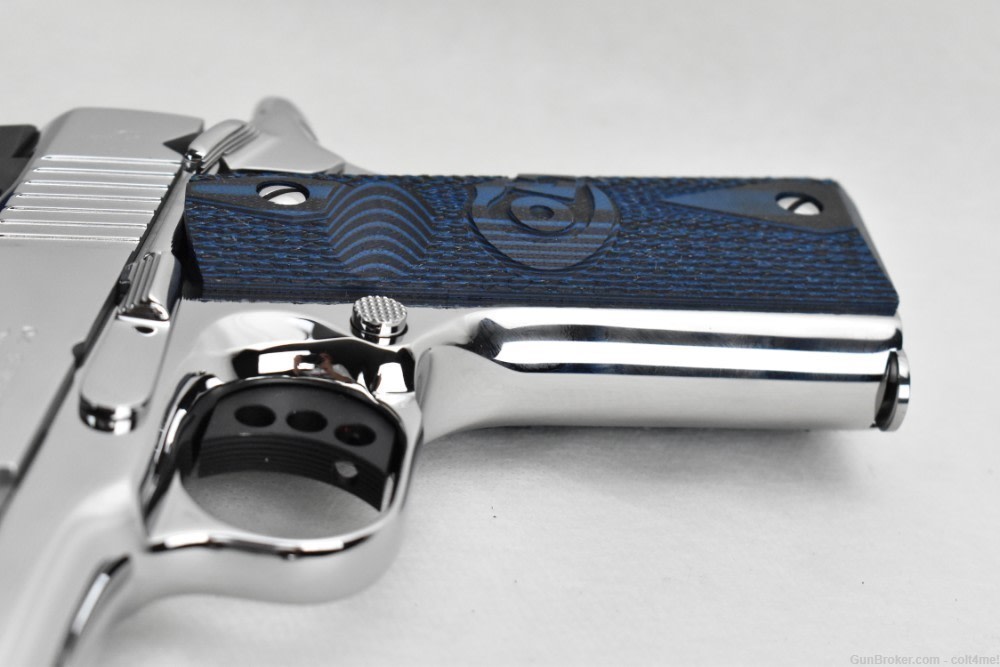 BRIGHT STAINLESS Colt Competition .38 SUPER GOVT 1911 Model O1073CCS  - NEW-img-19