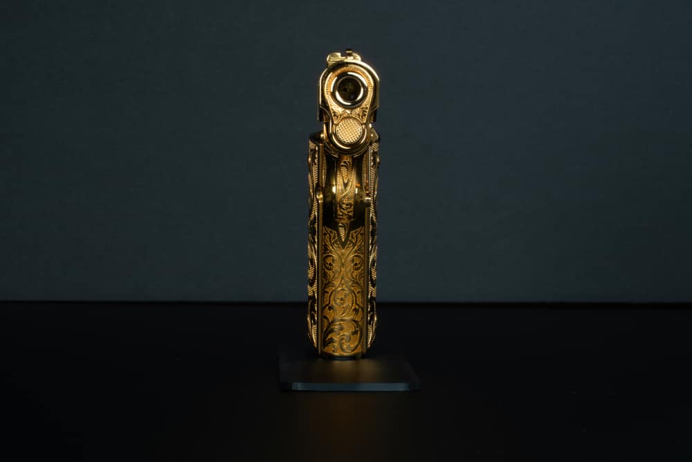 Colt 1911 in 24K Gold & Full Engraving-img-9