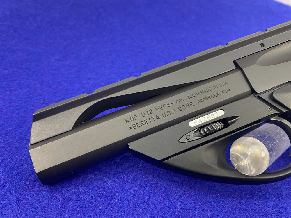 Beretta U22 Neos .22 LR Pistol Black 4.5" *FULL LENGTH TOP WEAVER RAIL*-img-9