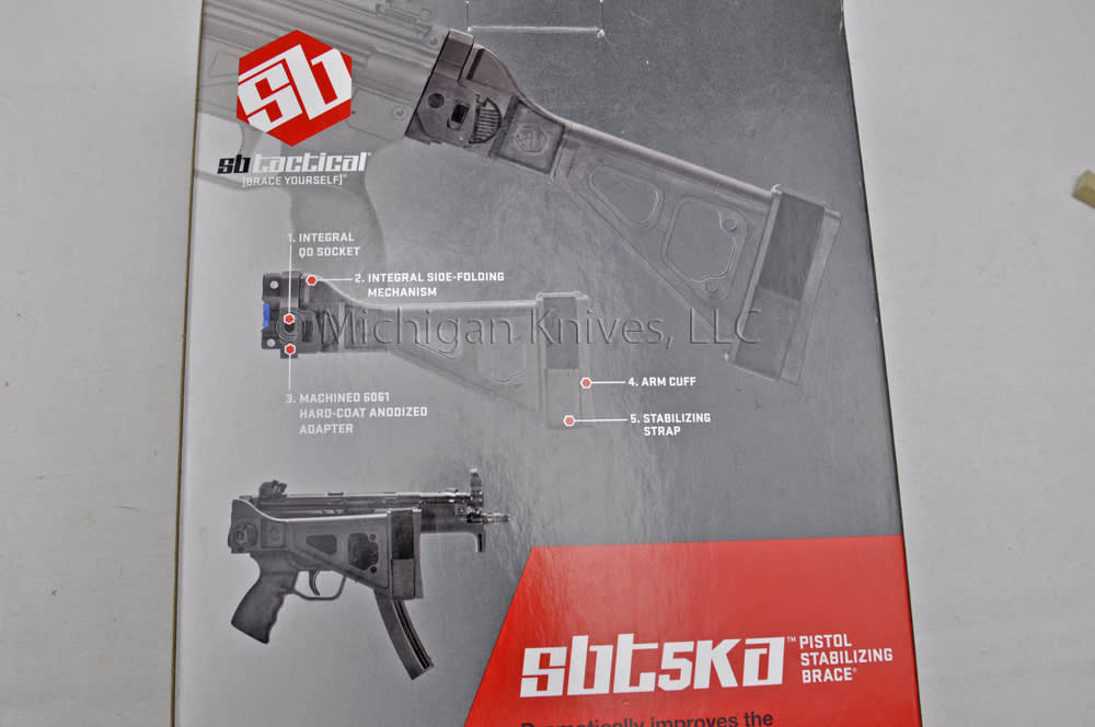 NIB SB-Tactical SBT5KA Pistol Stabilizing Brace for HK MP5K, SP89 & Clones-img-0