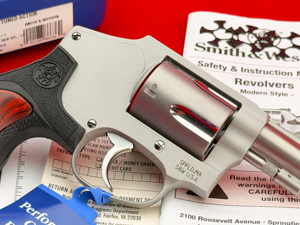 STUNNING S&W Performance Center Model 642-1 Tuned Action .38 Spl +P 1.87"-img-11