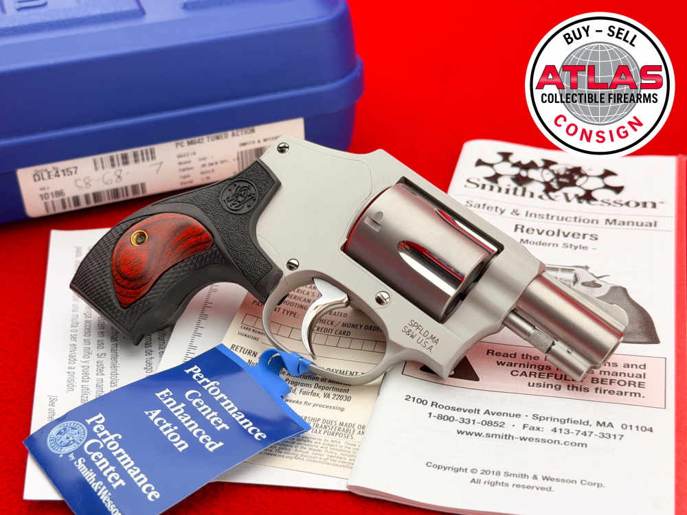 STUNNING S&W Performance Center Model 642-1 Tuned Action .38 Spl +P 1.87"-img-8