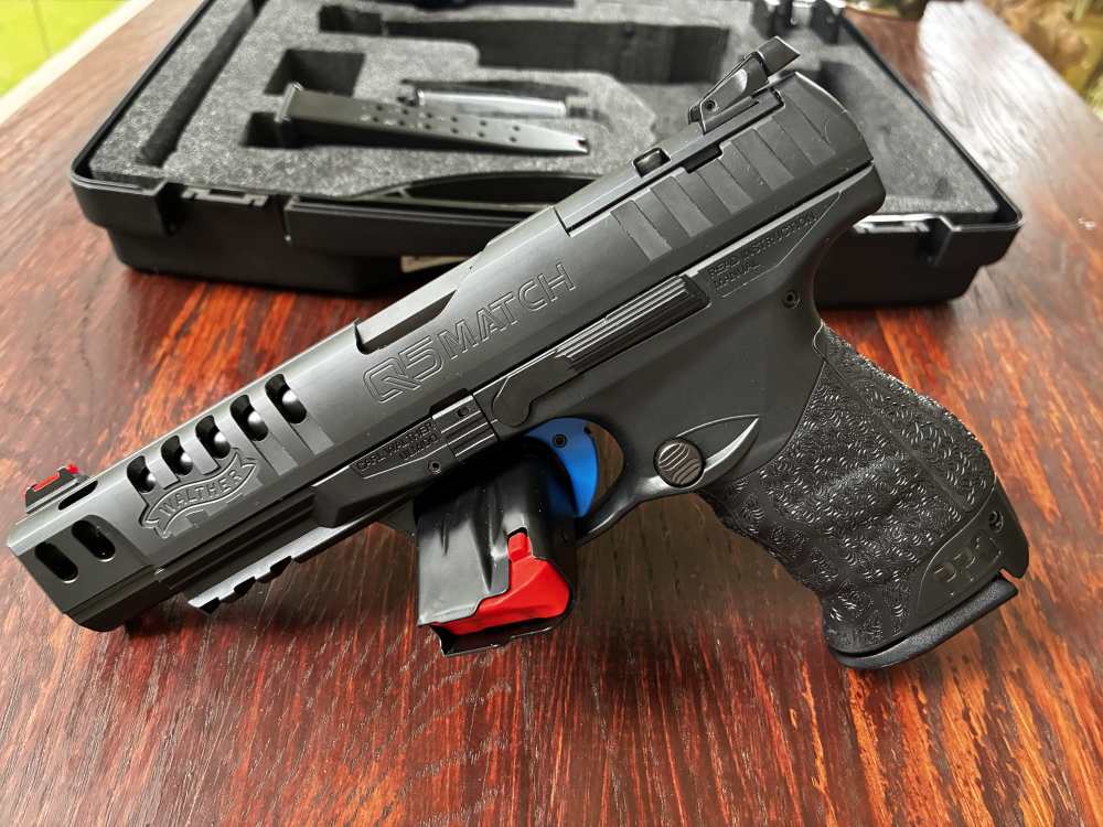 Walther Q5 Match 9mm 5", Optics Ready, with plates, 3 mags, factory box-img-0