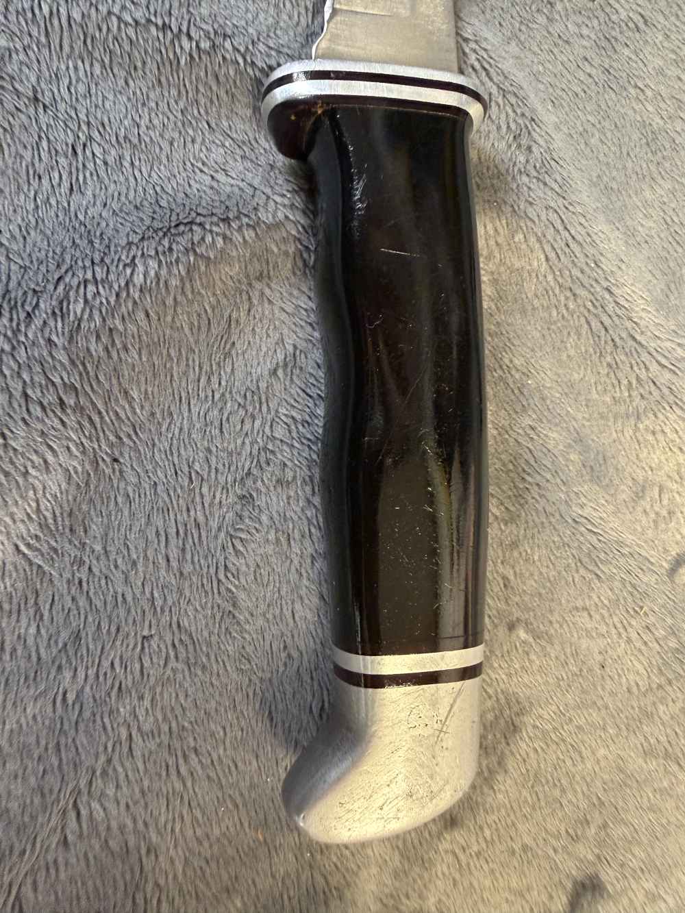 Buck Knife 121 w/leather sheath Fisherman Guide Penny Bid-img-1