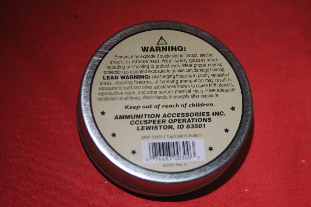 CCI 4-Wing Musket Caps (Designed for Re-enactment) 100/ct-img-2