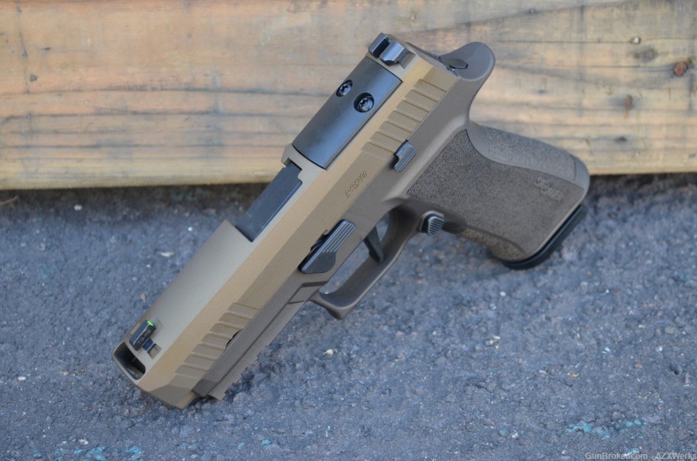 Sig Sauer P320 Xten Carry Comp 4" X-Werks Midnight Burnt Bronze 10mm XComp -img-2