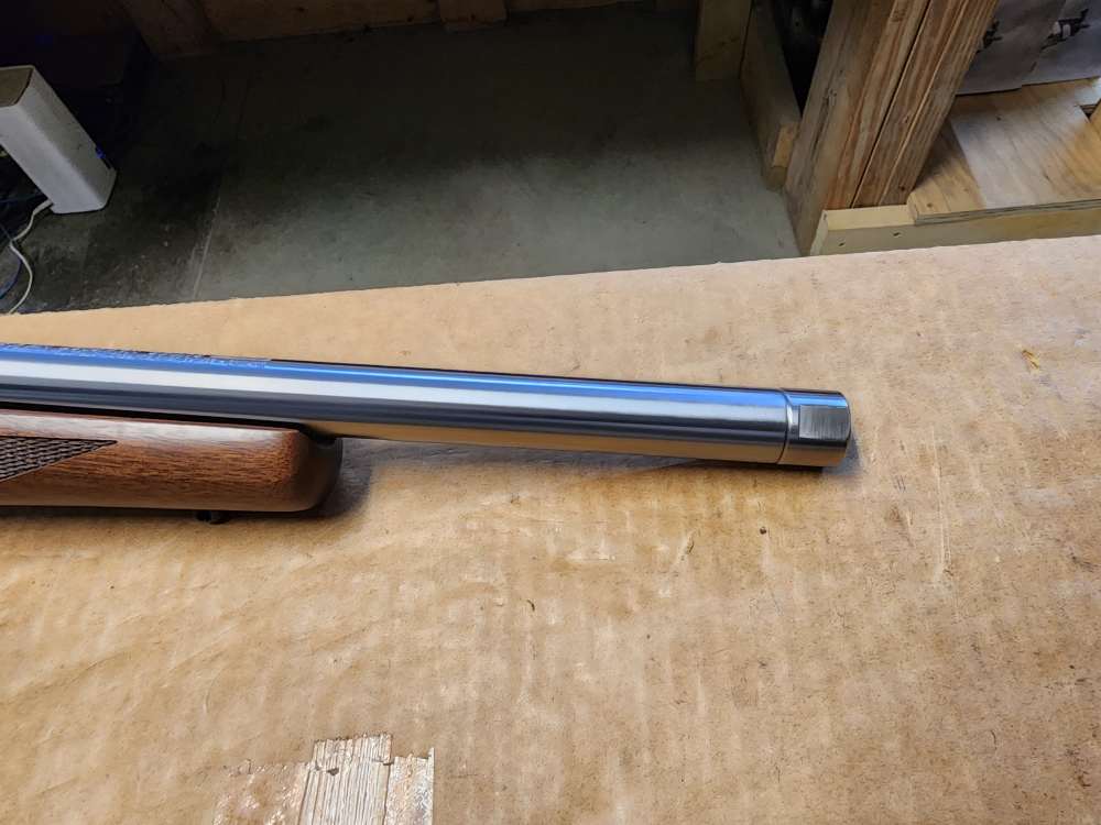 PICS! NEW RUGER HAWKEYE HUNTER 243 WINCHESTER 16 SS THREADED STAINLESS M 77-img-9