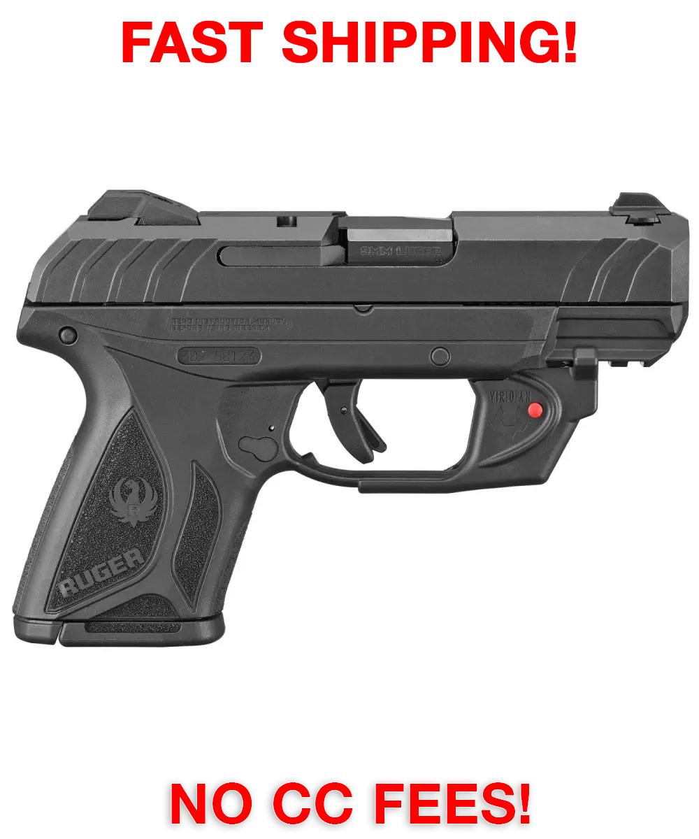 Ruger Security-9 Compact 9mm 3.42" 10+1 Black Oxide Pistol 3830-img-0