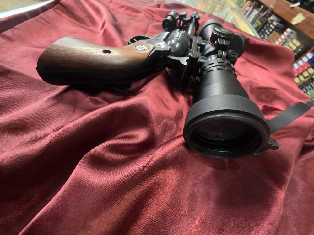 Ruger Single Six Scoped and Laser 9.5 BBL 22LR Revolver Minty-img-4