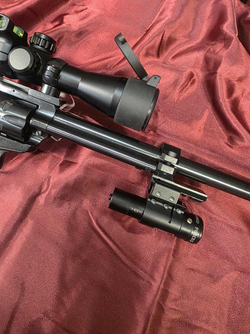 Ruger Single Six Scoped and Laser 9.5 BBL 22LR Revolver Minty-img-10