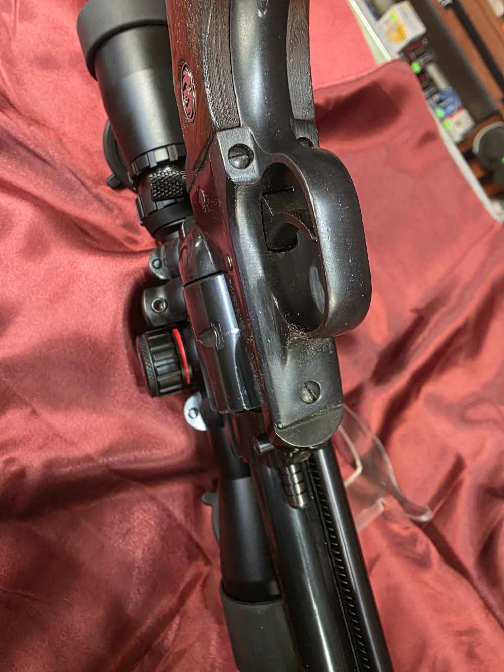 Ruger Single Six Scoped and Laser 9.5 BBL 22LR Revolver Minty-img-13