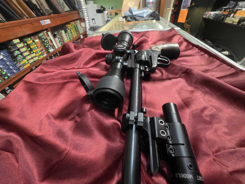 Ruger Single Six Scoped and Laser 9.5 BBL 22LR Revolver Minty-img-5