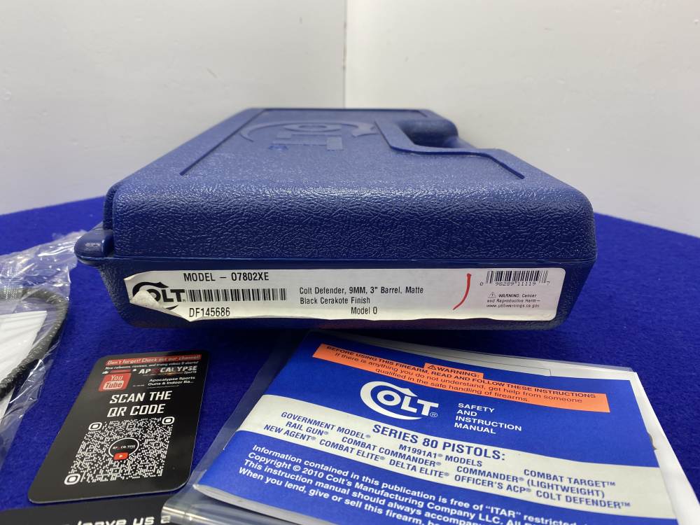 2024 Colt Defender 9mm Blk 3" *LIGHTWEIGHT SUBCOMPACT CONCEALED CARRY*-img-4