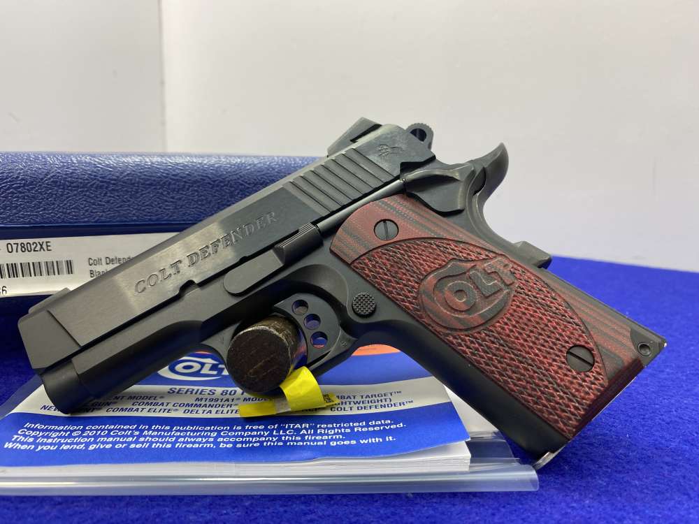 2024 Colt Defender 9mm Blk 3" *LIGHTWEIGHT SUBCOMPACT CONCEALED CARRY*-img-0