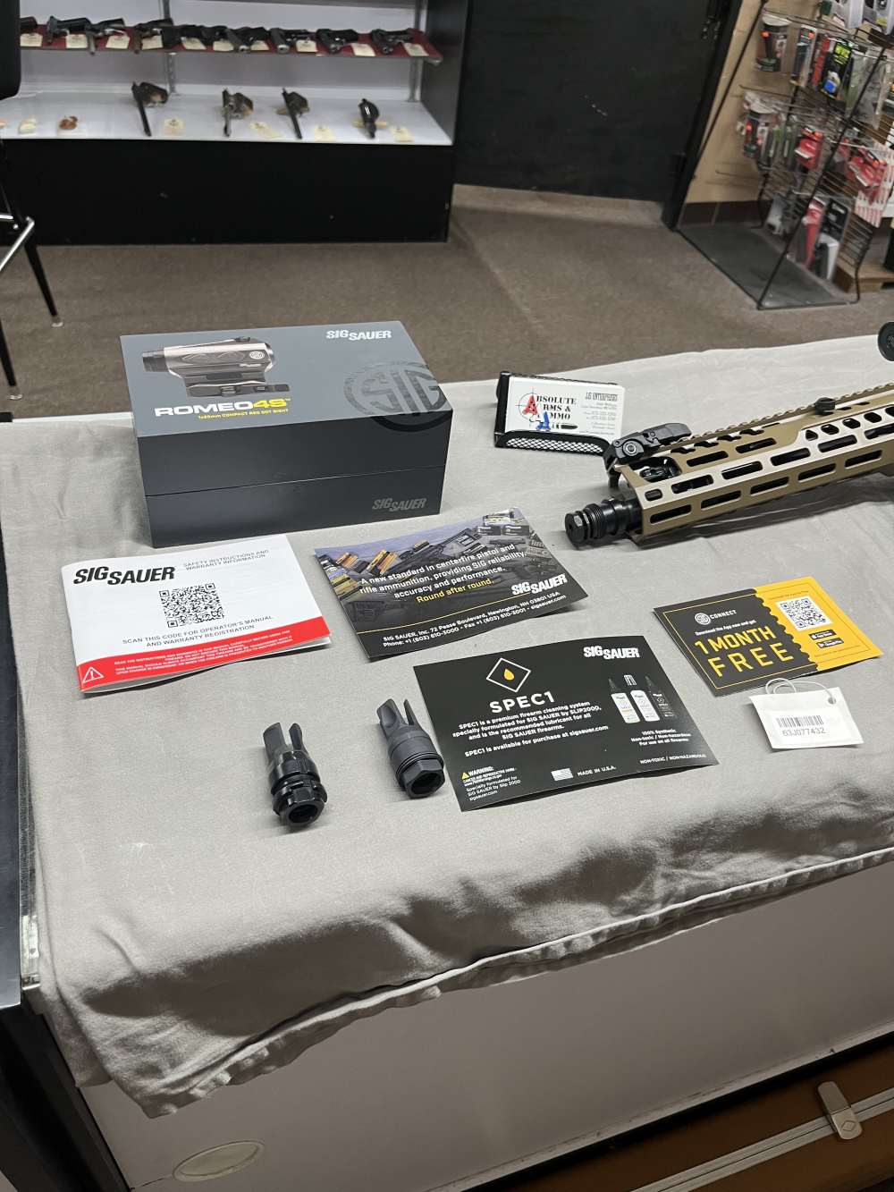 Sig Sauer PMCX 223 11" folding brace Flat dark earth w/extras 98% or better-img-14