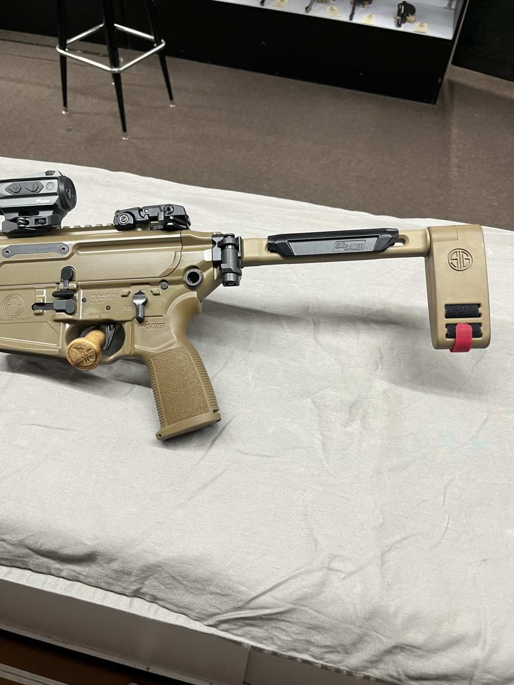Sig Sauer PMCX 223 11" folding brace Flat dark earth w/extras 98% or better-img-4