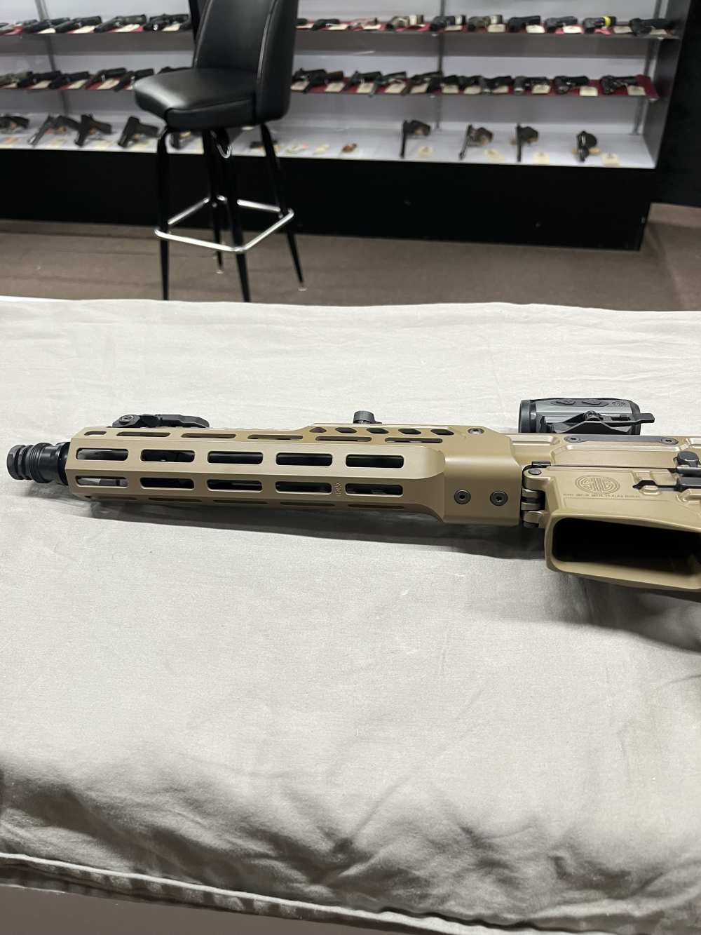 Sig Sauer PMCX 223 11" folding brace Flat dark earth w/extras 98% or better-img-11