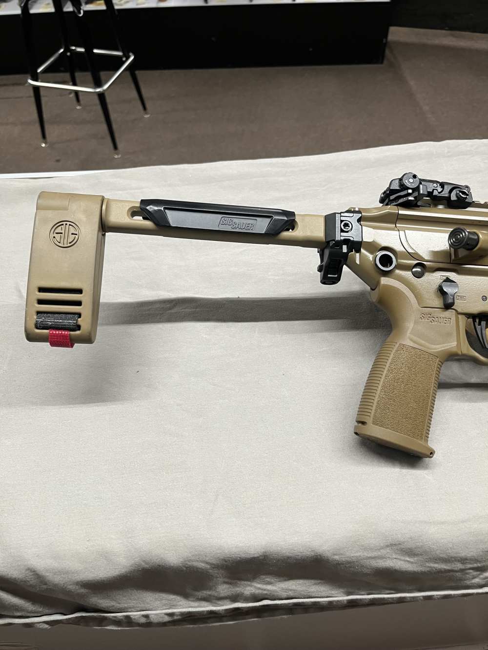 Sig Sauer PMCX 223 11" folding brace Flat dark earth w/extras 98% or better-img-1