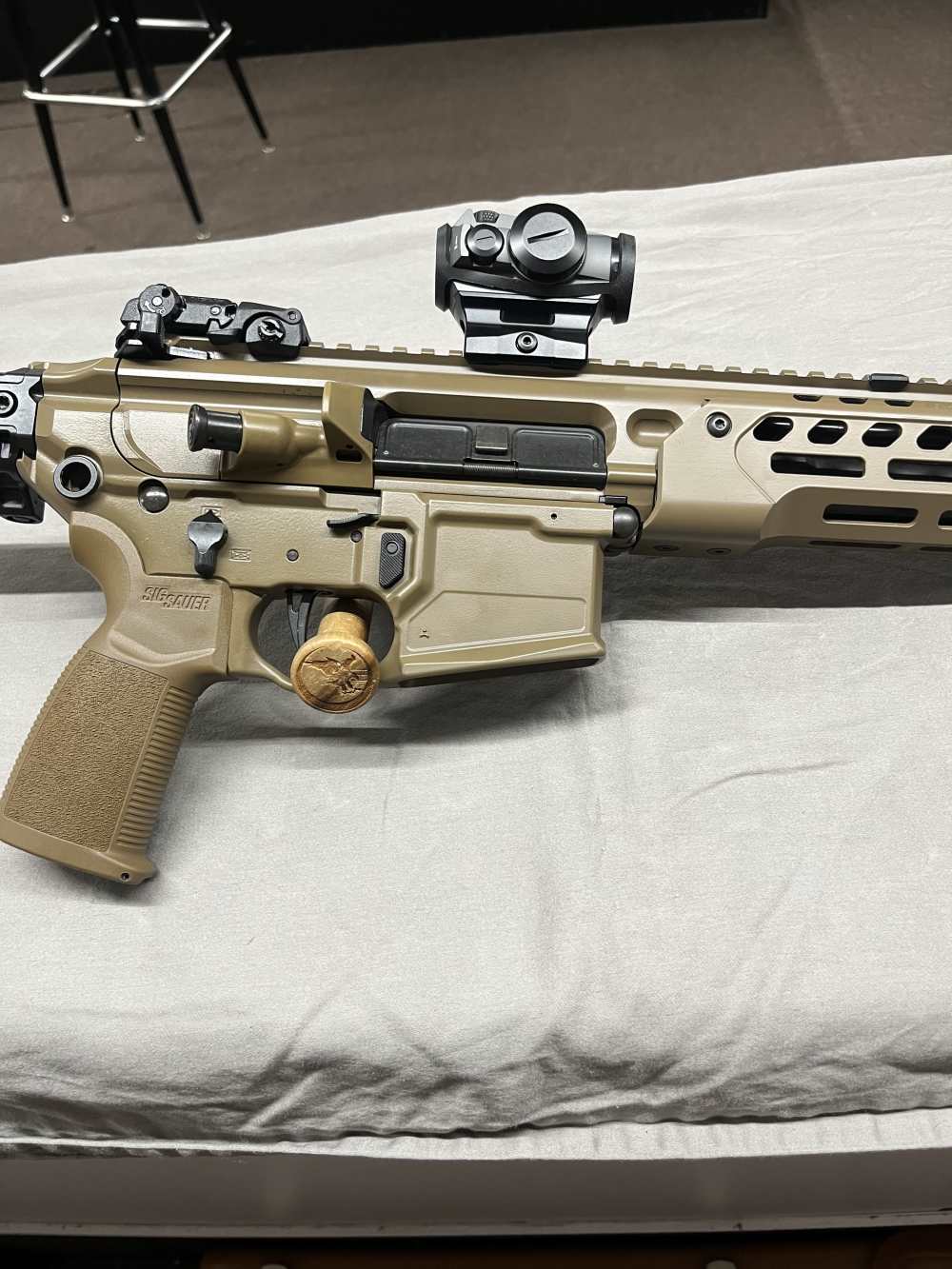 Sig Sauer PMCX 223 11" folding brace Flat dark earth w/extras 98% or better-img-2
