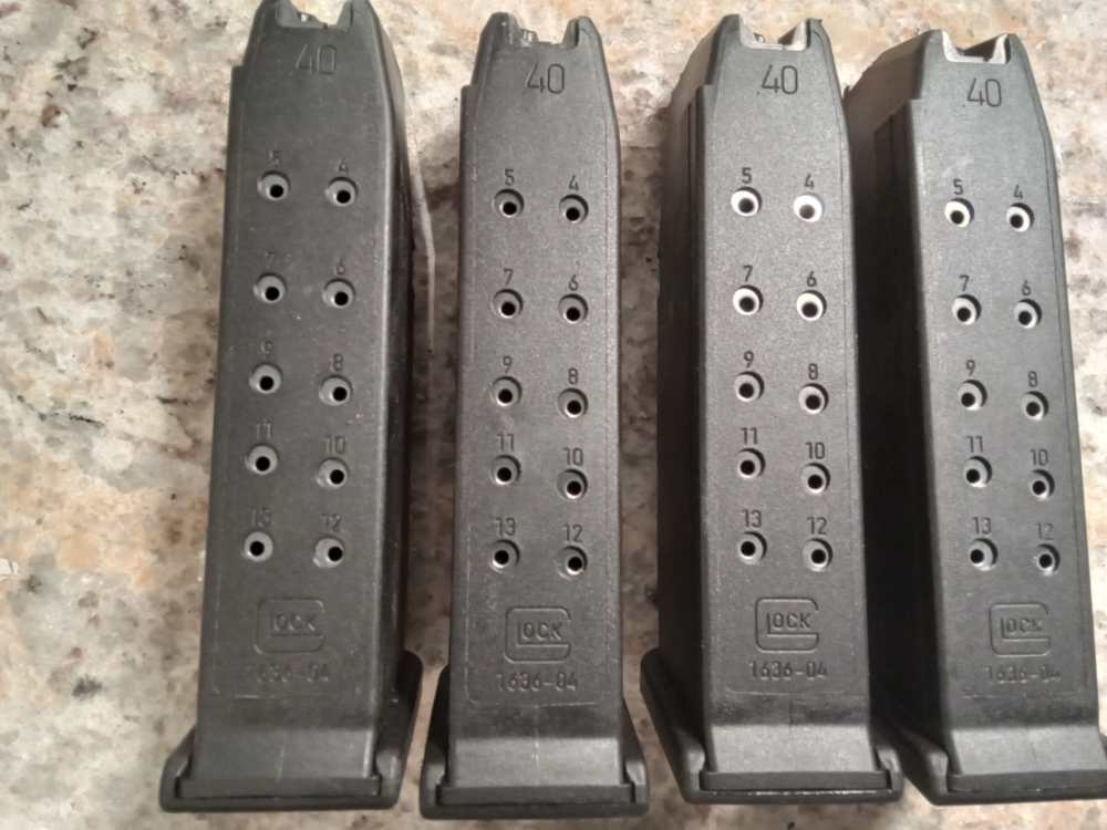 Set of 4 Glock 23 13rd 40cal Mags-img-0