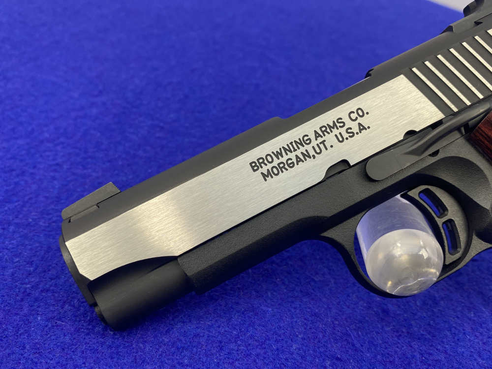 Browning 1911-380 Black Label Medallion .380 ACP *ENGRAVED ROSEWOOD GRIPS*-img-8