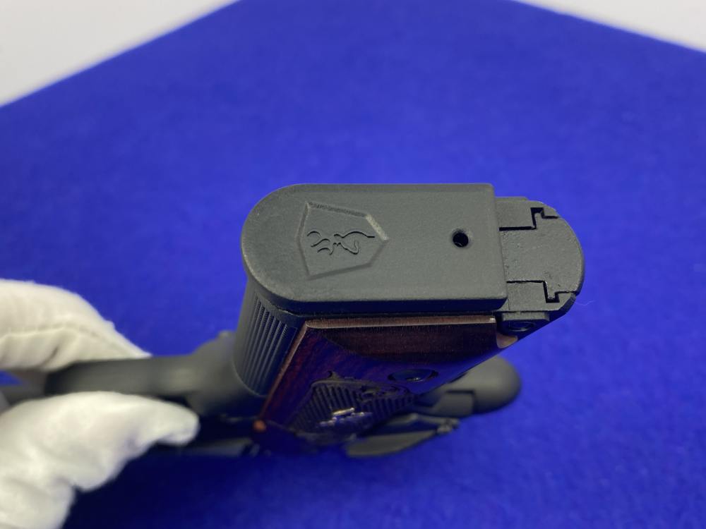 Browning 1911-380 Black Label Medallion .380 ACP *ENGRAVED ROSEWOOD GRIPS*-img-24