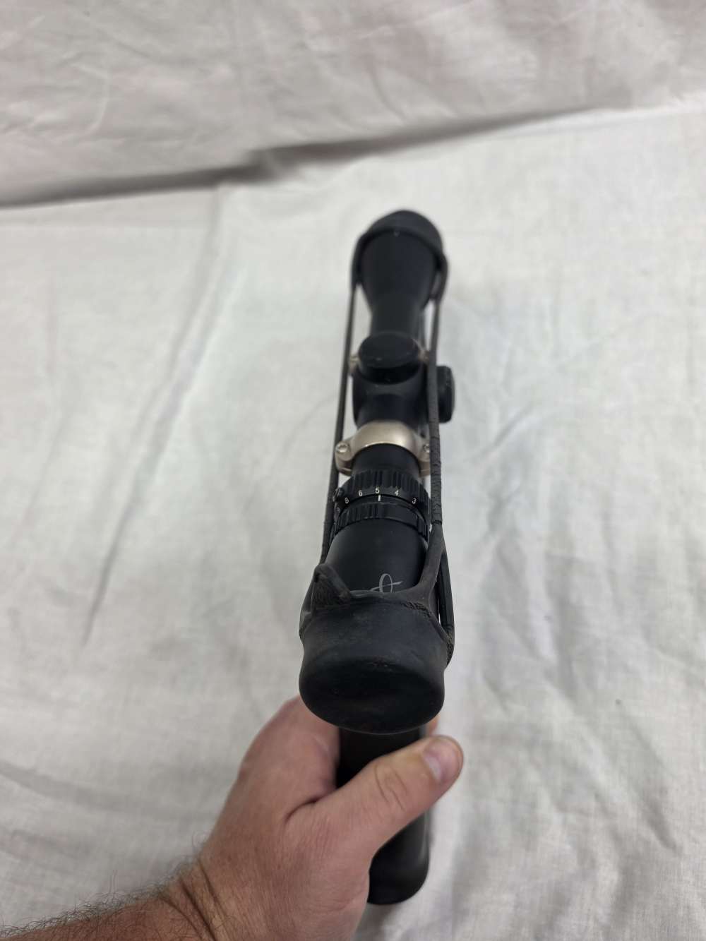 GARY REEDER THOMPSON CENTER .257 RAPTOR w/BURRIS SCOPE and 336 ROUNDS-img-4