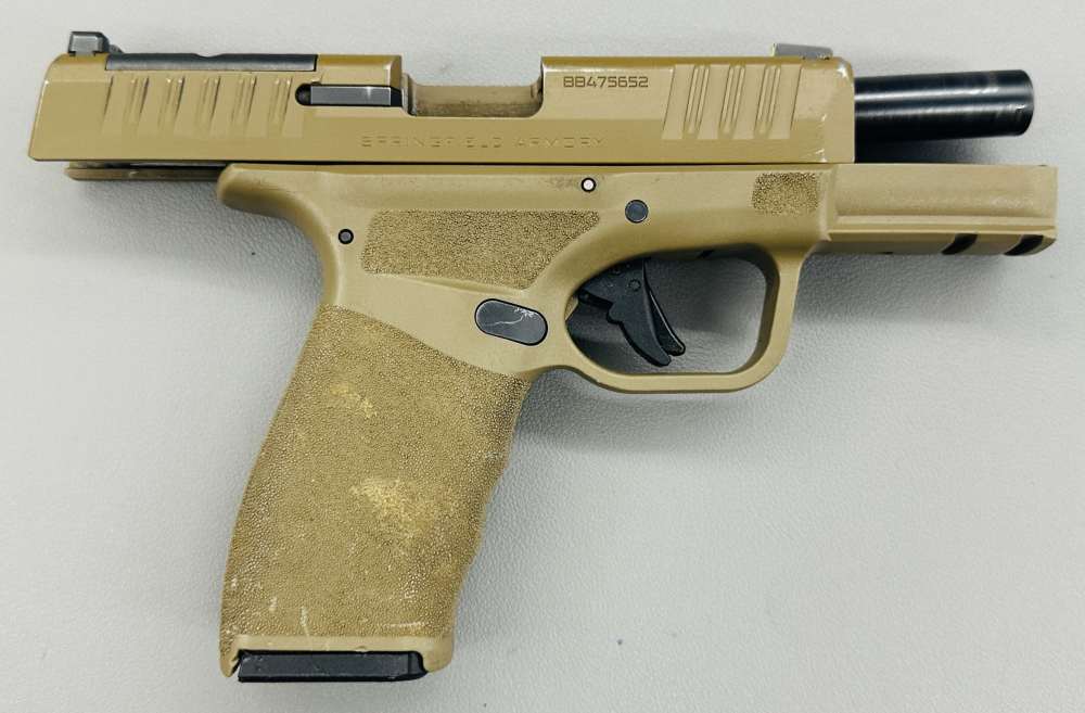 Springfield Armory Hellcat Pro - 9mm Luger - FDE - 3.75" Bbl., optics plate-img-10