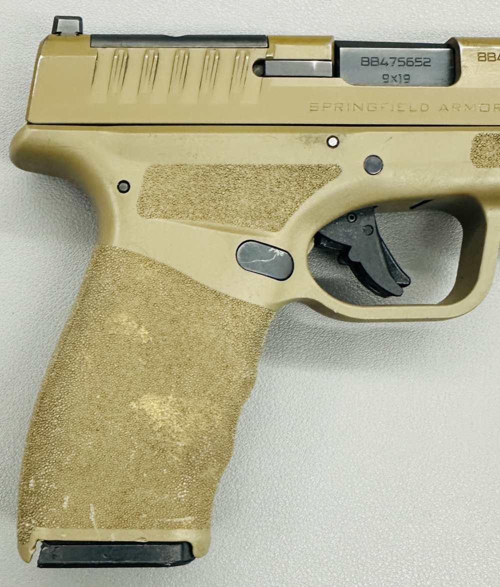 Springfield Armory Hellcat Pro - 9mm Luger - FDE - 3.75" Bbl., optics plate-img-2
