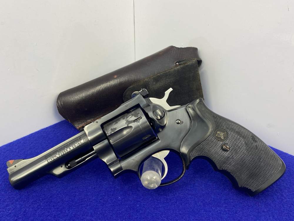 1985 Ruger Security-Six .357 4" * VINTAGE DOUBLE-ACTION WITH HEAVY BARREL*-img-0