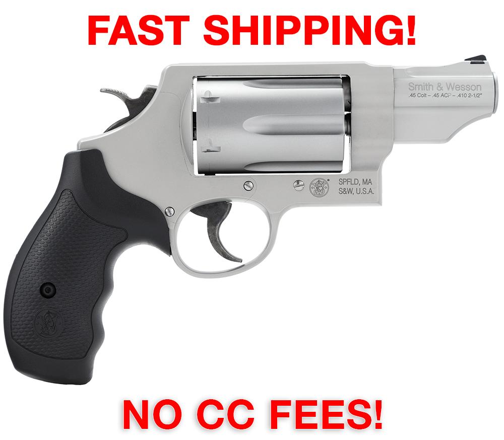 Smith and Wesson Governor 45/410 2.75" SLVR 6RD-img-0