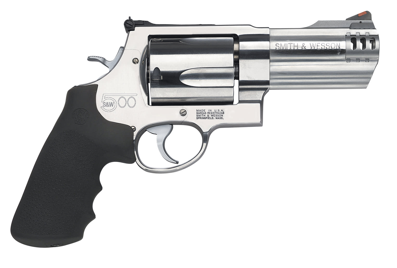 Smith and Wesson 500 500S&W MAG 4" SS AS 5RD-img-1