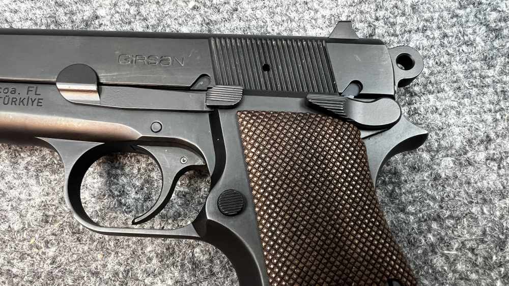 Girsan MC P35 9mm Used Hi Power Style Pistol With Case and Manual-img-10