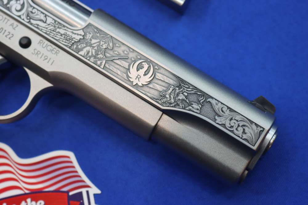 Ruger SR1911 Pistol 250th Anniversary USA Engraved 45ACP 1911 Final Edition-img-10