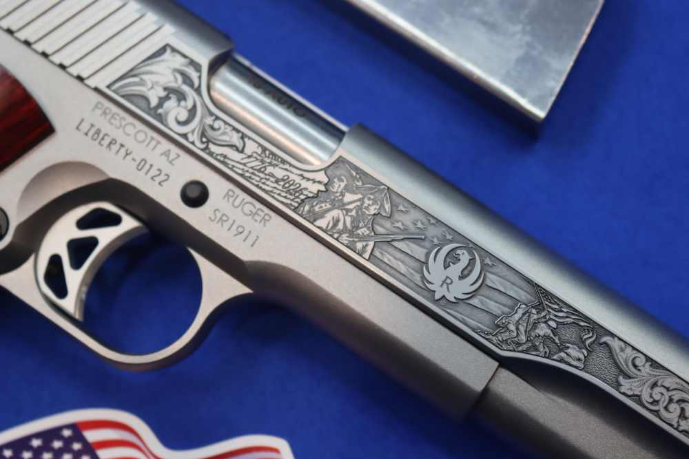 Ruger SR1911 Pistol 250th Anniversary USA Engraved 45ACP 1911 Final Edition-img-11