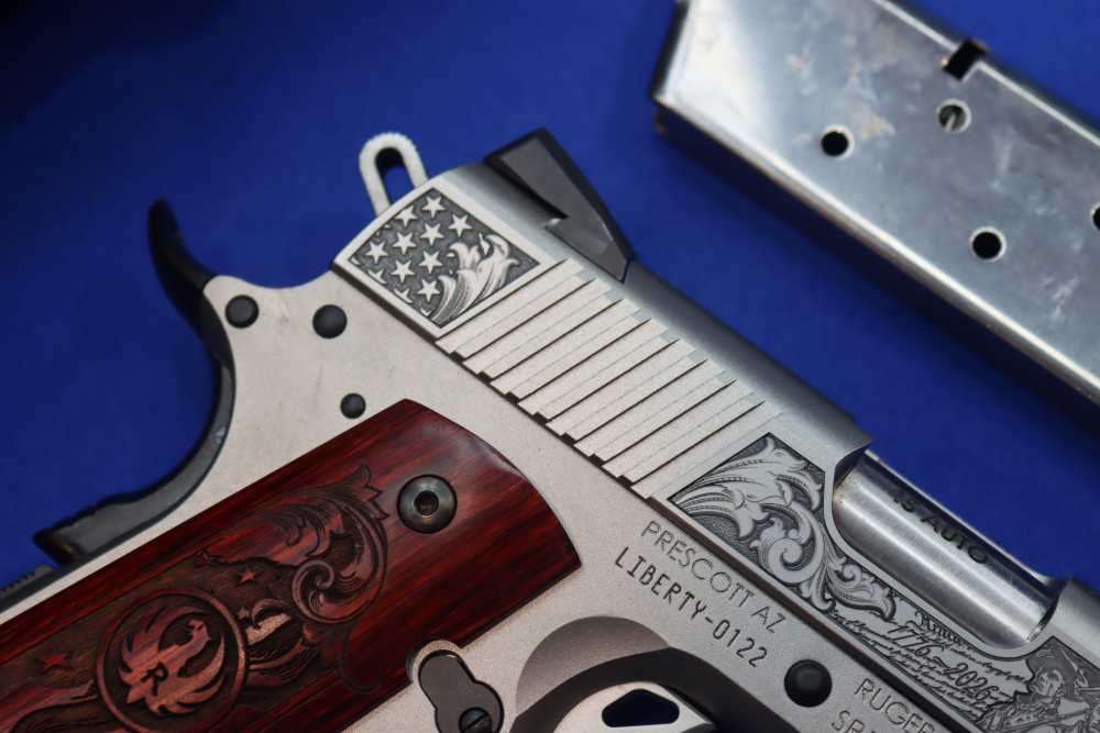 Ruger SR1911 Pistol 250th Anniversary USA Engraved 45ACP 1911 Final Edition-img-13