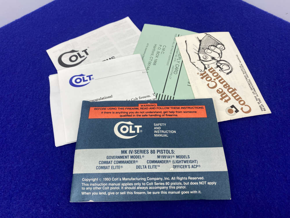 Colt Combat Commander Enhanced .45 ACP 4.25" *DESIRABLE ENHANCED VARIATION*-img-3