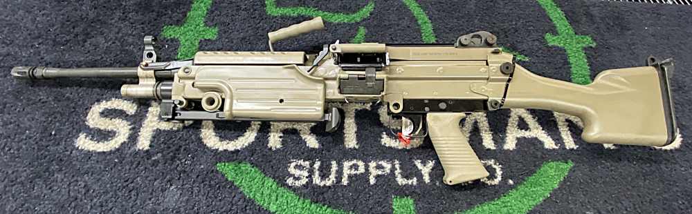 USED LIKE NEW FN M249S FDE in 5.56mm with 18.5" Brl and 1-200 Rnd Magazine!-img-6