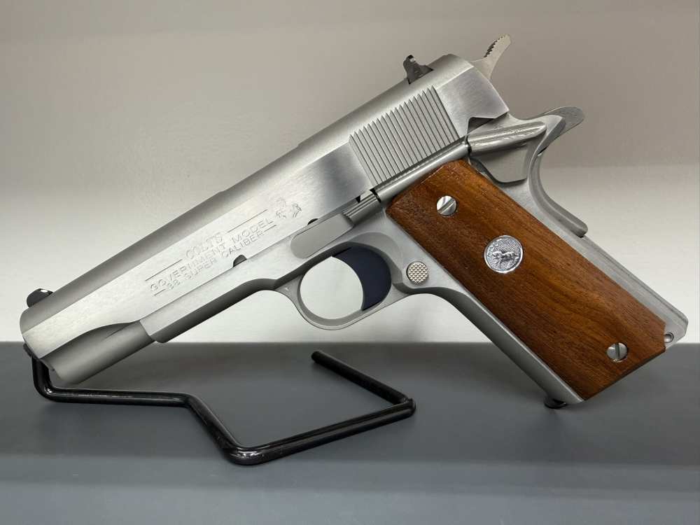 COLT GOVERNMENT 38 SUPER 1911*MANUFACTURED 2008*ONLY FACTORY FIRED*BOXED-img-0