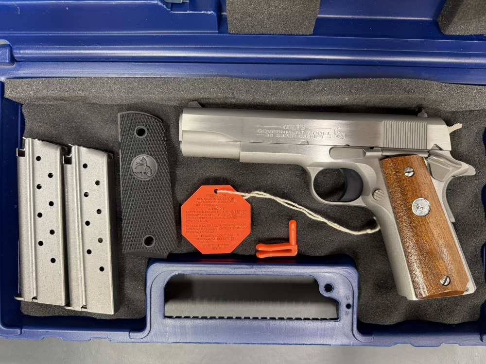 COLT GOVERNMENT 38 SUPER 1911*MANUFACTURED 2008*ONLY FACTORY FIRED*BOXED-img-12