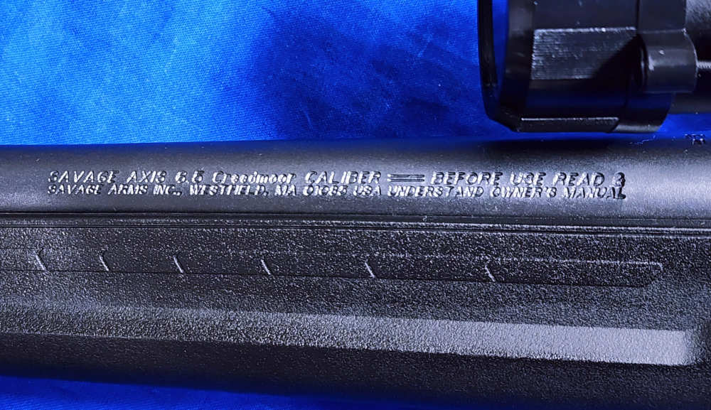 SAVAGE AXIS XP 6.5 CREEDMOOR 22" W/ WEAVER SCOPE-img-8